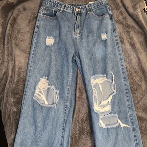 Street wear baggy jeans size 8/10